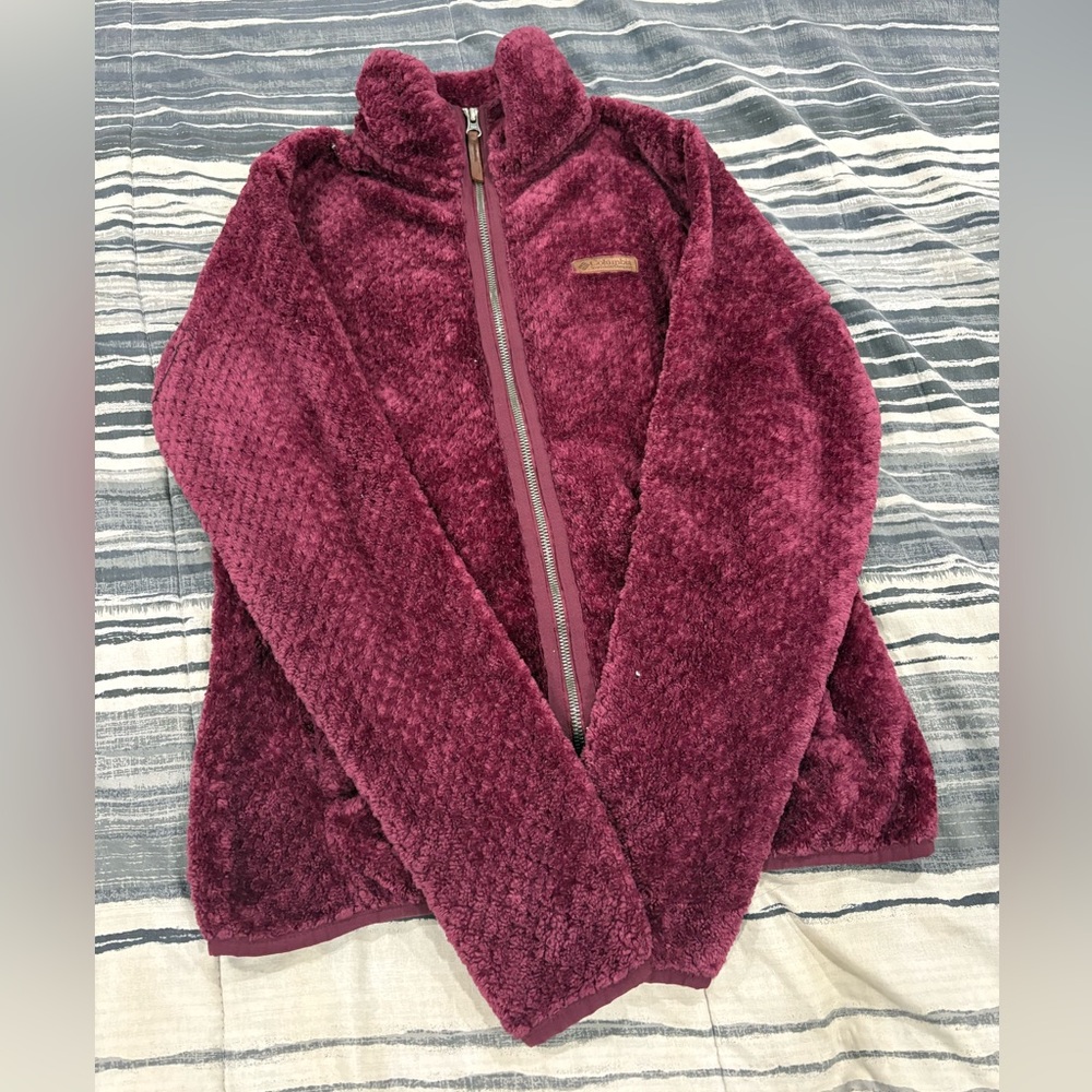 Columbia Burgundy Outerwear